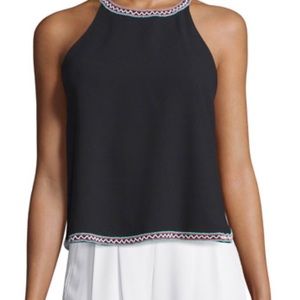 Parker Pittsburg Beaded Trim Top